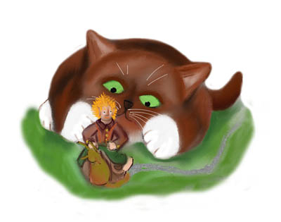 Fairy Makes a Slow Get-a-way on a Snail