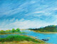 Fishing on the Inlet - acrylic SOLD