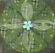 Green Leaf Mandala  SOLD