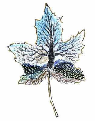 Maple Leaf - Zen Ink