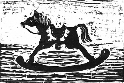 Rocking Horse - Block print