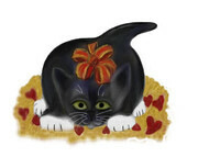 Valentine’s Day Tuxedo Kitten